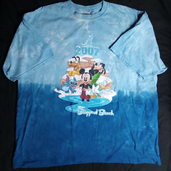 Disney Blizzard Beach 2007 Tie Dye T-Shirt - Picture 2 of 5